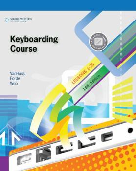 Spiral-bound Keyboarding Course, Lessons 1-25 Book