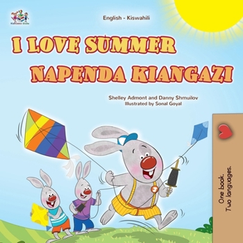 Paperback I Love Summer (English Swahili Bilingual Children's Book) [Swahili] [Large Print] Book