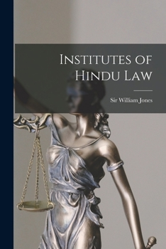 Paperback Institutes of Hindu Law Book