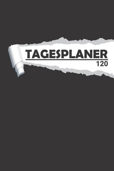 Tagesplaner vintage Schwarz matt: Eleganter Terminplaner I DIN A5 I 120 Seiten I Tageskalender I Organizer für Schüle, Uni und Büro (Abstrakte Tagesplaner) (German Edition)