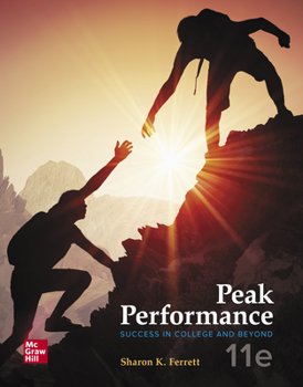 Paperback Peak Performance: Success in College and Beyond Book