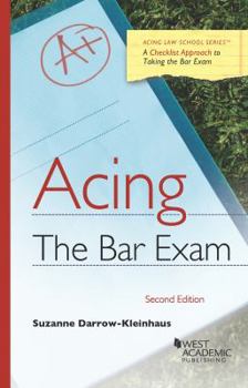 Paperback Acing the Bar Exam (Acing Series) Book