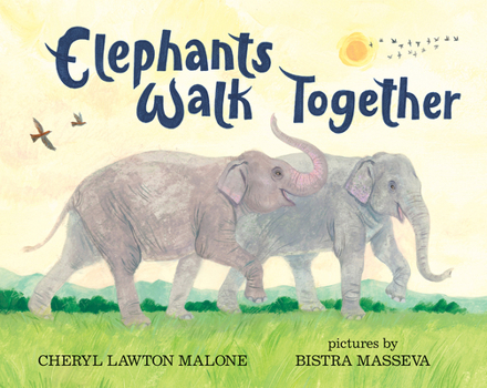 Hardcover Elephants Walk Together Book