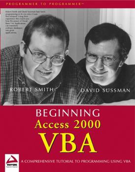 Paperback Beginning Access 2000 VBA [With CDROM] Book