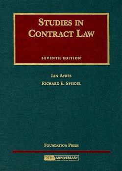Hardcover Studies in Contract Law Book