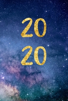 2020 Planner gold sky Weekly Monthly, Daily Agenda, Calendar 12 months A5 (6 x 9 in) Pretty gift for women: Jan 1, 2020 to Dec 31, 2020: Stars Planner, Organizer & Diary Notebook Journal notes golden 
