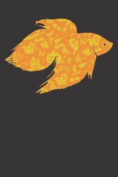 Notebook: Aquarium Halloween Party Pumpkin Pattern Gift Dot Grid Dotted 6x9 120 Pages