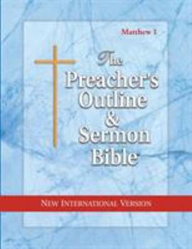 Paperback Preacher's Outline & Sermon Bible-NIV-Matthew 1: Chapters 1-15 Book