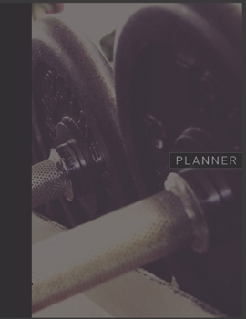 Planner: Dumbbell Workout 2 Year Weekly Planning Organizer | 2020 - 2021 | January 20 - December 21 | Writing Notebook | Productive Datebook Calendar Schedule | Plan Days, Set Goals & Get Stuff Done