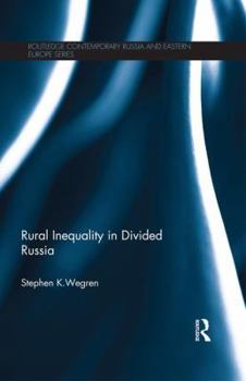 Paperback Rural Inequality in Divided Russia Book