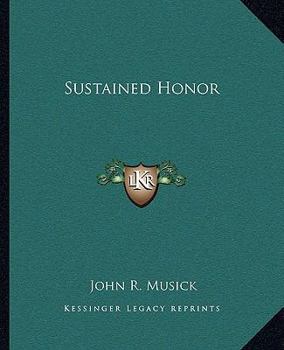 Paperback Sustained Honor Book