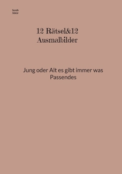 Paperback 12 Rätsel&12 Ausmalbilder [German] Book