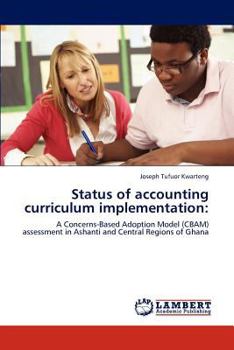 Paperback Status of accounting curriculum implementation Book