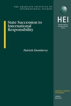 Hardcover State Succession to International Responsibility Book