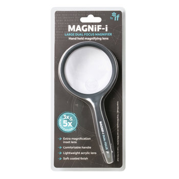 Hardcover Magnif-I Large Dual Focus Magnifier Book