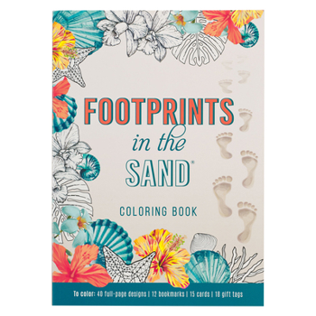 Paperback Footprints in the Sand Coloring Book