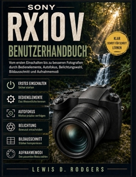 Sony RX10 V Benutzerhandbuch: Vom ersten Einschalten bis zu besseren Fotografien durch Bedienelemente, Autofokus, Belichtungswahl, Bildausschnitt und Aufnahmemodi (German Edition)