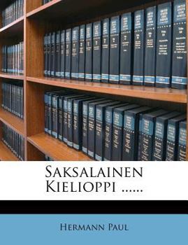 Paperback Saksalainen Kielioppi ...... [Finnish] Book