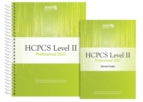 HCPCS Level II Professional 2027 with Dental Codes