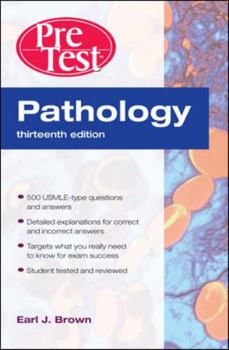 Paperback Pathology: Pretest Self-Assessment and Review, Thirteenth Edition Book