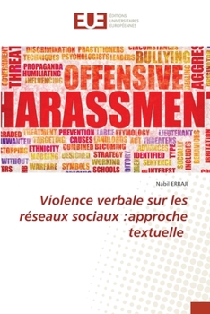 Paperback Violence verbale sur les réseaux sociaux: approche textuelle [French] Book