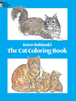 Paperback The Cat Coloring Book