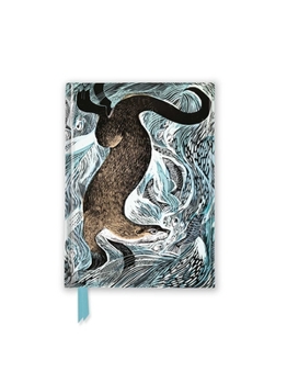 Misc. Angela Harding: Fishing Otter (Foiled Pocket Journal) Book