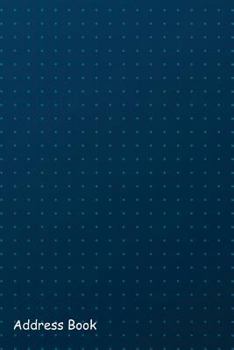Paperback Address Book: For Contacts, Addresses, Phone, Email, Note, Emergency Contacts, Alphabetical Index with Abstract Blue Gradient Book