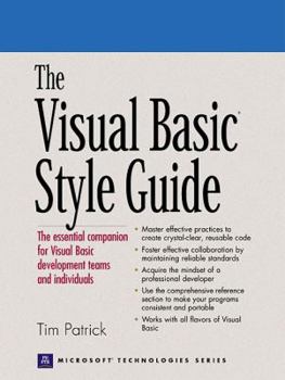 Paperback The Visual Basic Style Guide Book