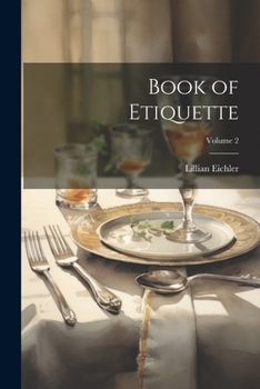 Paperback Book of Etiquette; Volume 2 Book
