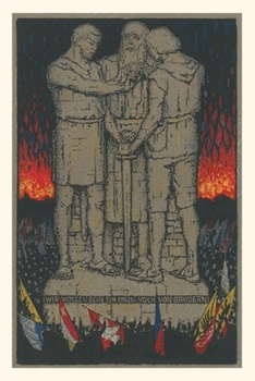 Paperback Vintage Journal German Brotherhood Statue Book