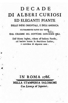 Paperback Decade di alberi curiosi ed eleganti piante delle Indie Orientali [Italian] Book