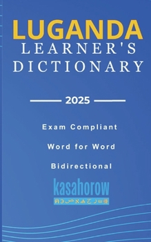 Paperback Luganda Learner's Dictionary: Luganda-English, English-Luganda Book