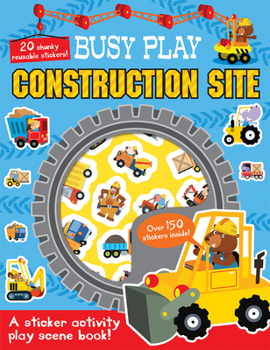 Paperback Busy Play Construction Site Book