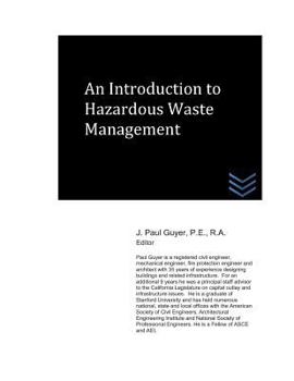 Paperback An Introduction to Hazardous Waste Management Book