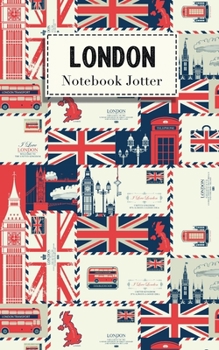 Paperback Notebook Jotter: Small Note Book - London Design II Book