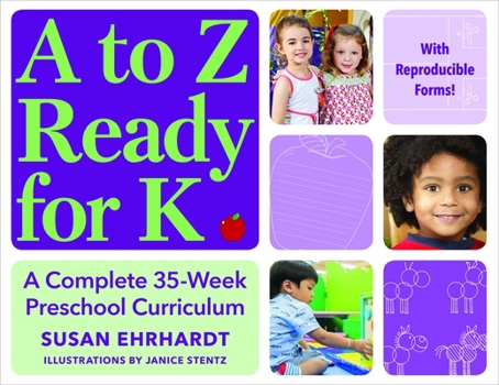 Paperback A to Z Ready for K: A Complete 35-Week Curriculum Book