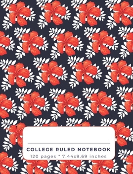 College Ruled Notebook: A Tropical Notebook for School