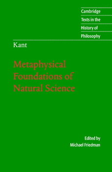 Paperback Kant: Metaphysical Foundations of Natural Science Book