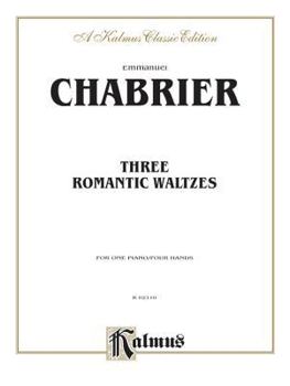 Paperback Three Romantic Waltzes (Kalmus Edition) Book