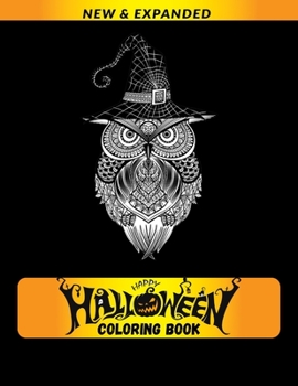Paperback Halloween Coloring Book: Stress Relieving Designs for Adults Relaxation Book