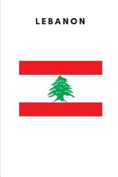 Paperback Lebanon: Country Flag A5 Notebook to write in with 120 pages Book