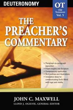 Paperback The Preacher's Commentary - Vol. 05: Deuteronomy: 5 Book