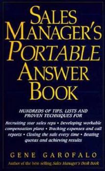 Hardcover Sales Manager's Portable Answer Book