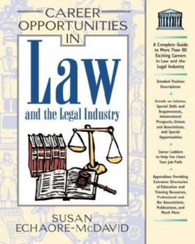 Hardcover Career Opportunities in Law and the Legal Industry Book