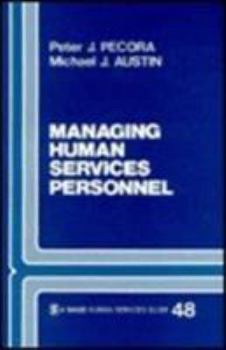 Paperback Managing Human Services Personnel Book