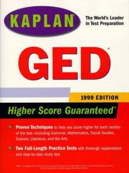 Paperback KAPLAN GED 1999 (Annual) Book