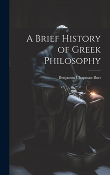 Hardcover A Brief History of Greek Philosophy Book