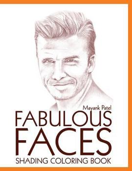 Paperback Fabulous Faces, Shading & Coloring Book