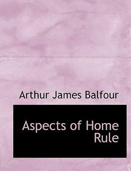 Paperback Aspects of Home Rule [Large Print] Book